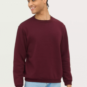 01168 men's round neck sweatshirt