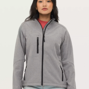46800 women's soft shell zipped jacket
