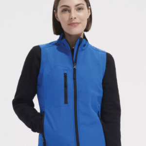 46801 women's sleeveless soft shell jacket